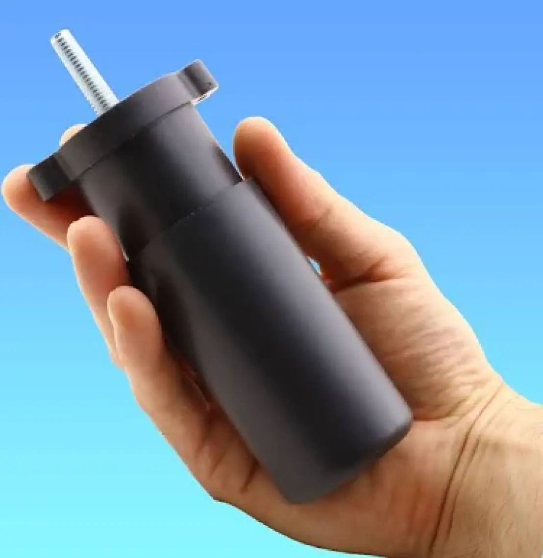 Ayarlanabilir Gizli Mobilya Kanepe Baza Koltuk M8 Civatalı Vidalı Orta Destek Ayağı Ayak Siyah 9.5cm