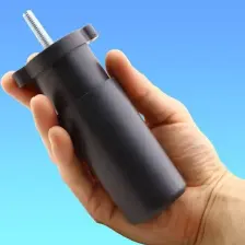 Ayarlanabilir Gizli Mobilya Kanepe Baza Koltuk M8 Civatalı Vidalı Orta Destek Ayağı Ayak Siyah 9.5cm