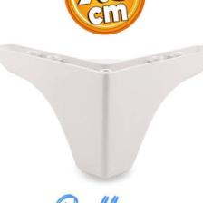 Badem10 Rose Lüks Mobilya Kanepe Sehpa TV Ünitesi Koltuk Ayağı 9.5 cm Beyaz Baza Ayakları