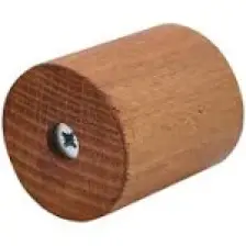 X-Perk - Oval Masa Sandalye Mobilya Koltuk Ayak Yükseltici Kahverengi 6'lı 5 cm