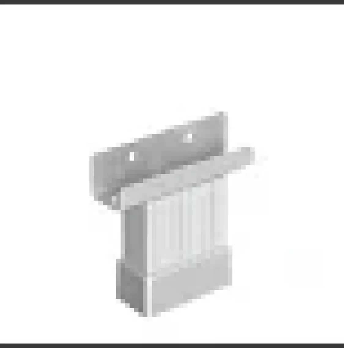 Eroğlu 20X45  Alüminyum U Çizgili Ayak Matkrom Mat Krom 5 cm