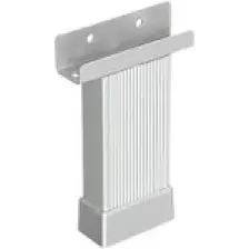 Eroğlu 20X45  Alüminyum U Çizgili Ayak Matkrom Mat Krom 5 cm