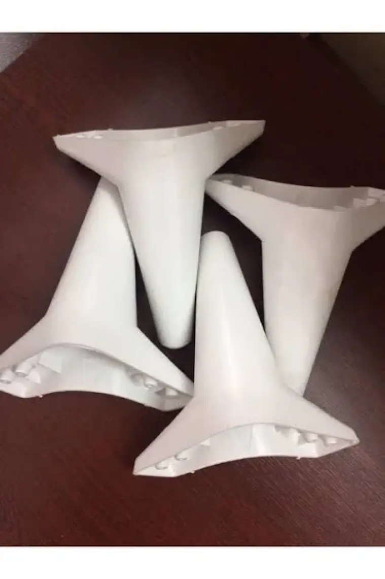 PVC Burada (10 Adet ) Asya Beyaz Ayak 15  cm - Tv Ünitesi, Koltuk Altı , Dolap Ayağı