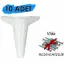PVC Burada (10 Adet ) Asya Beyaz Ayak 15  cm - Tv Ünitesi, Koltuk Altı , Dolap Ayağı