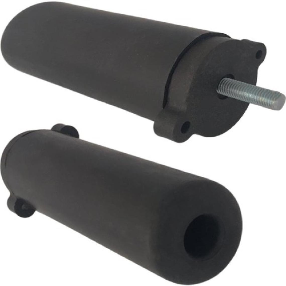 Glaswen 4 Adet Ayarlı Destek Ayağı 9.5 x 14.5 cm Siyah Gizli Ayak M8 Civatalı Incediş Mobilya Kanepe Baza Koltuk