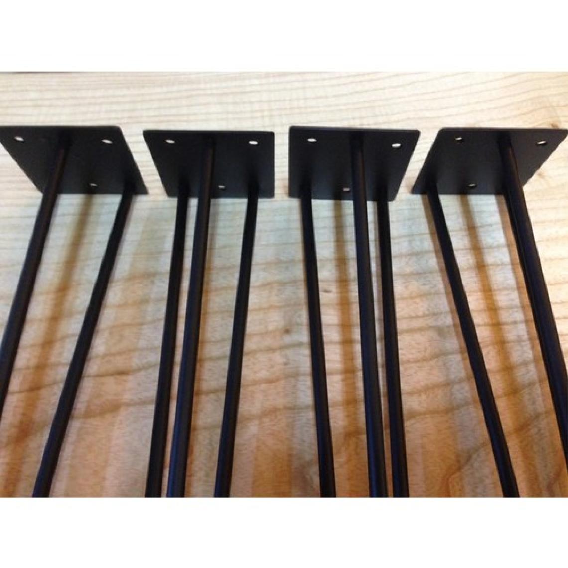 Evnalia Metal Firkete Ayak Kütük Masa Orta Sehpa Zigon Ayağı 54 cm