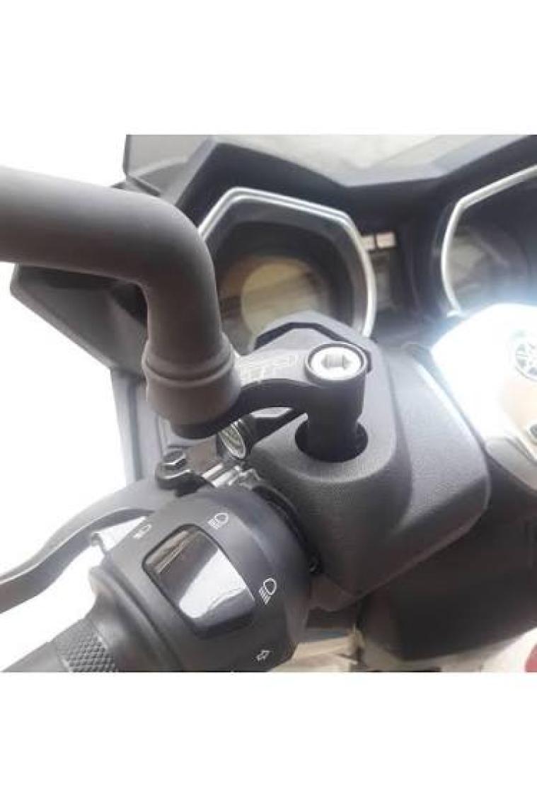 GP Kompozit Yamaha XMAX 250 / 400 2014-2017 Uyumlu Ayna Genişletme Siyah