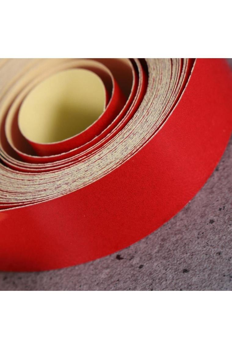 Reflektörlü Araç Oto Dış Aksesuar Reflektif Fosforlu Şerit Bant Kırmızı Düz Ikaz Bandı 4 Cm X 1 Mt
