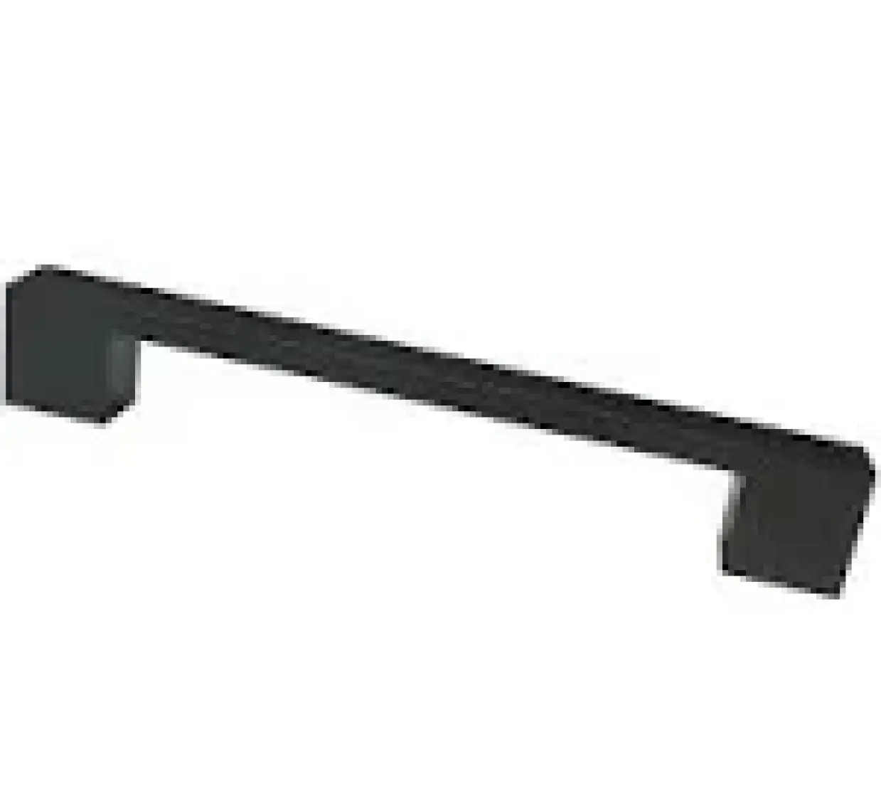 Alüminyum Köprü Siyah 160 mm Kulp Lüks Country Mutfak Mobilya Dolap Çekmece Kulpu