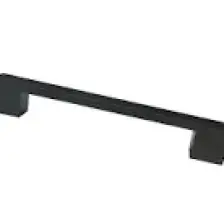 Alüminyum Köprü Siyah 160 mm Kulp Lüks Country Mutfak Mobilya Dolap Çekmece Kulpu