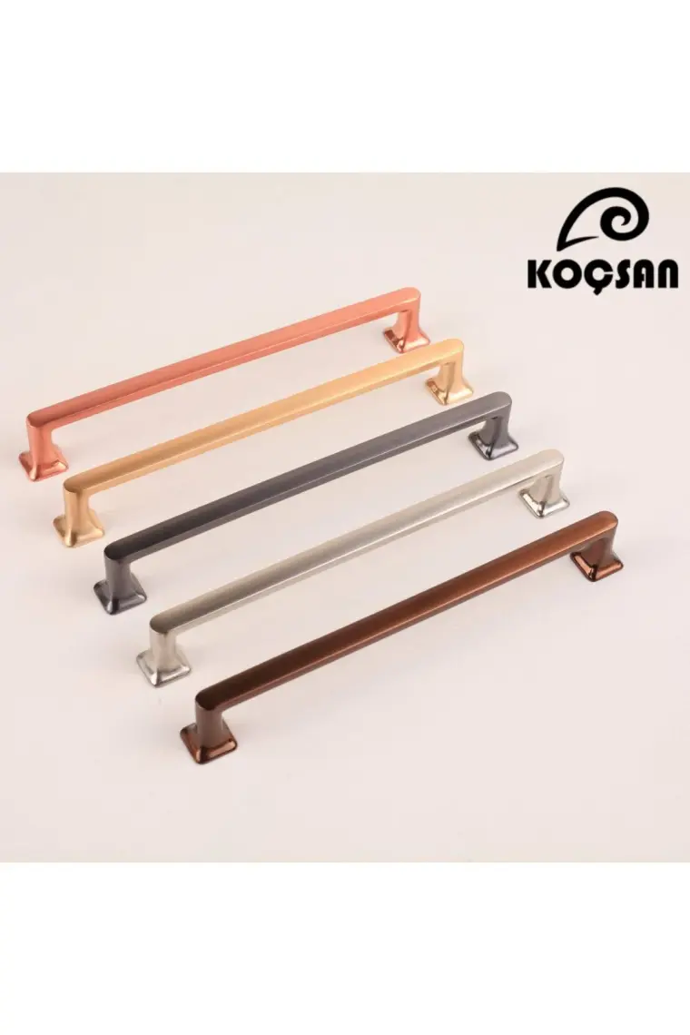 Koçsan Vera Kulp Lüks Country Mutfak Mobilya Dolap Çekmece Kulpu Mat Rose 96 mm