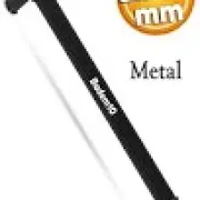 BADEM10 Ovacık (224 mm - 22.4 cm) Mat Siyah Metal Mobilya Mutfak Çekmece Dolap Kapak Kulpu Kulbu Kulpları