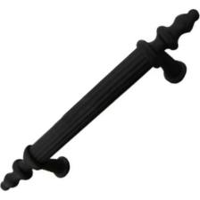 Kumru Boy Kulp Mat Siyah 128 mm Dolap Vestiyer