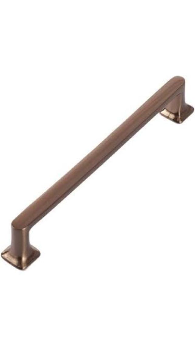 Koçsan Vera Kulp Lüks Country Mutfak Mobilya Dolap Çekmece Kulpu Mat Bronz 128 mm