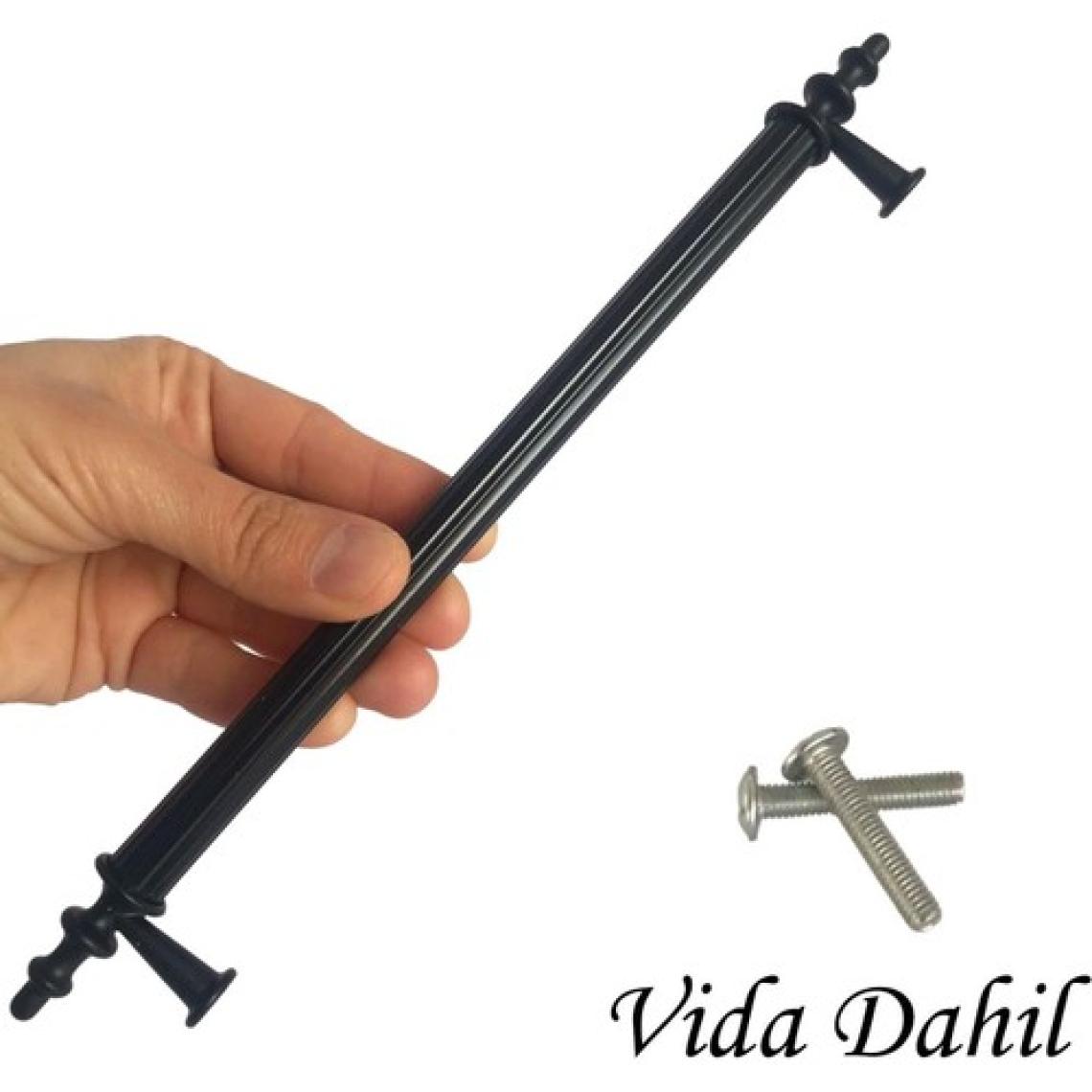 Glaswen 20 Adet Erciyes Kulp Siyah 192 mm Kulp Mobilya Mutfak Dolabı Çekmece Dolap Kapak Kulpu Kulbu Metal Kulpları