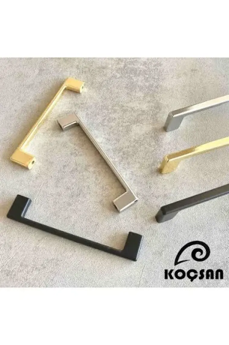 Koçsan Narin Kulp Lüks Country Mutfak Mobilya Dolap Çekmece Kulpu Altin 96 mm