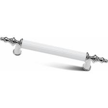 Bayraktar Yıldız Mobilya Dolap Çekmece Kulp Beyaz Krom 160 mm