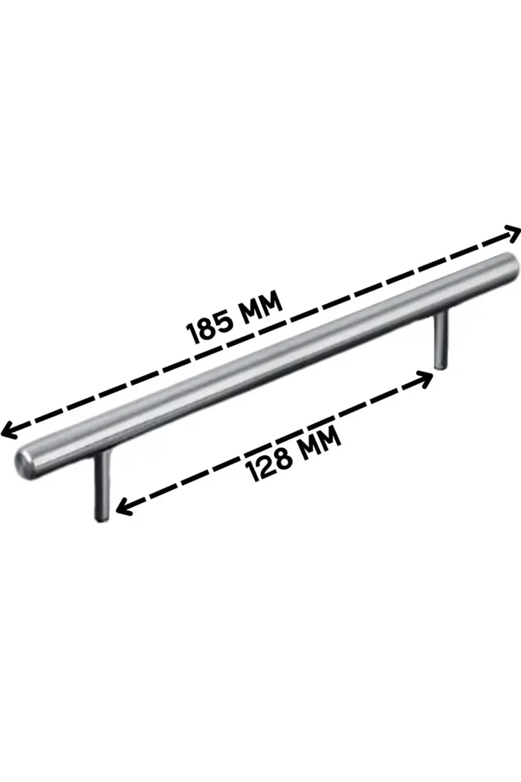 ALMITAL 5 Adet Keijo Inox 128 mm Paslanmaz Kulp (Mobilya Dolap Kulbu Kulp Modeli)