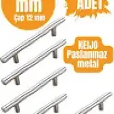 ALMITAL 5 Adet Keijo Inox 128 mm Paslanmaz Kulp (Mobilya Dolap Kulbu Kulp Modeli)