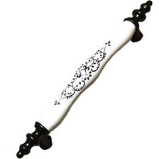 Kahramanoğlu Porselen Siyah Asos 243 Kulp 128 mm Platin