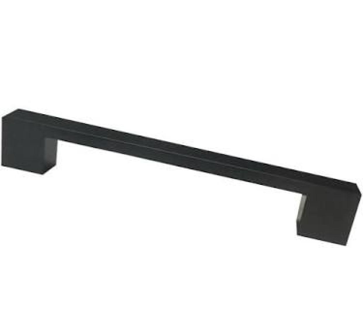 Alüminyum Köprü Siyah 224 mm Kulp Lüks Country Mutfak Mobilya Dolap Çekmece Kulpu