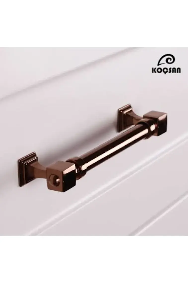 Koçsan Zümra Kulp Lüks Country Mutfak Mobilya Dolap Çekmece Kulpu Bronz 224 mm