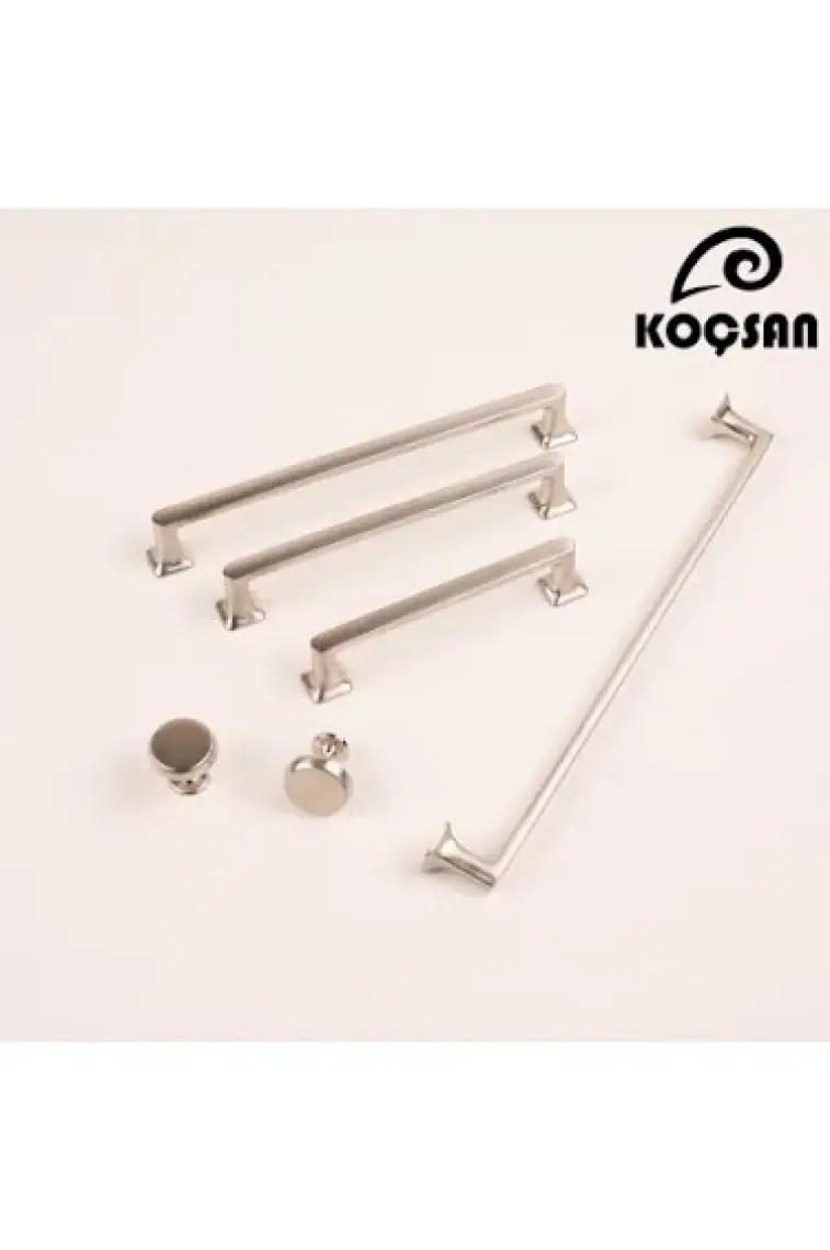 Koçsan Vera Kulp Lüks Country Mutfak Mobilya Dolap Çekmece Kulpu Inox 128 mm