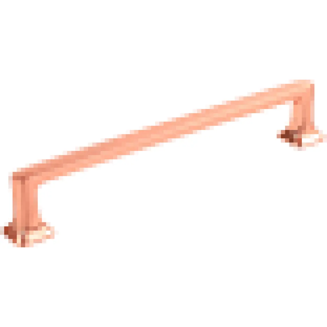 Koçsan Vera Kulp Lüks Country Mutfak Mobilya Dolap Çekmece Kulpu Mat Rose 128 mm