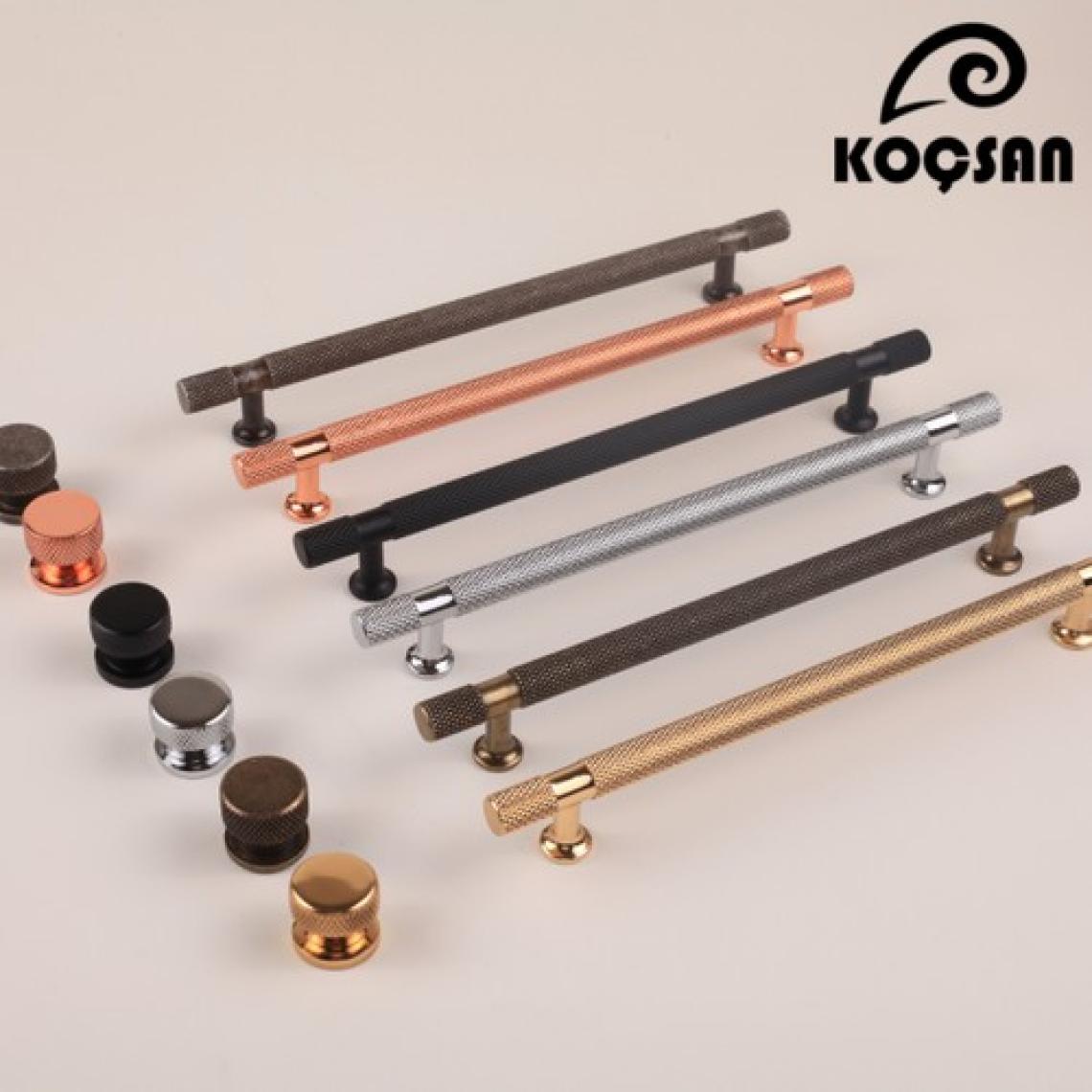 Koçsan Firuze Kulp Lüks Country Mutfak Mobilya Dolap Çekmece Kulpu  Antik Sarı 224 mm