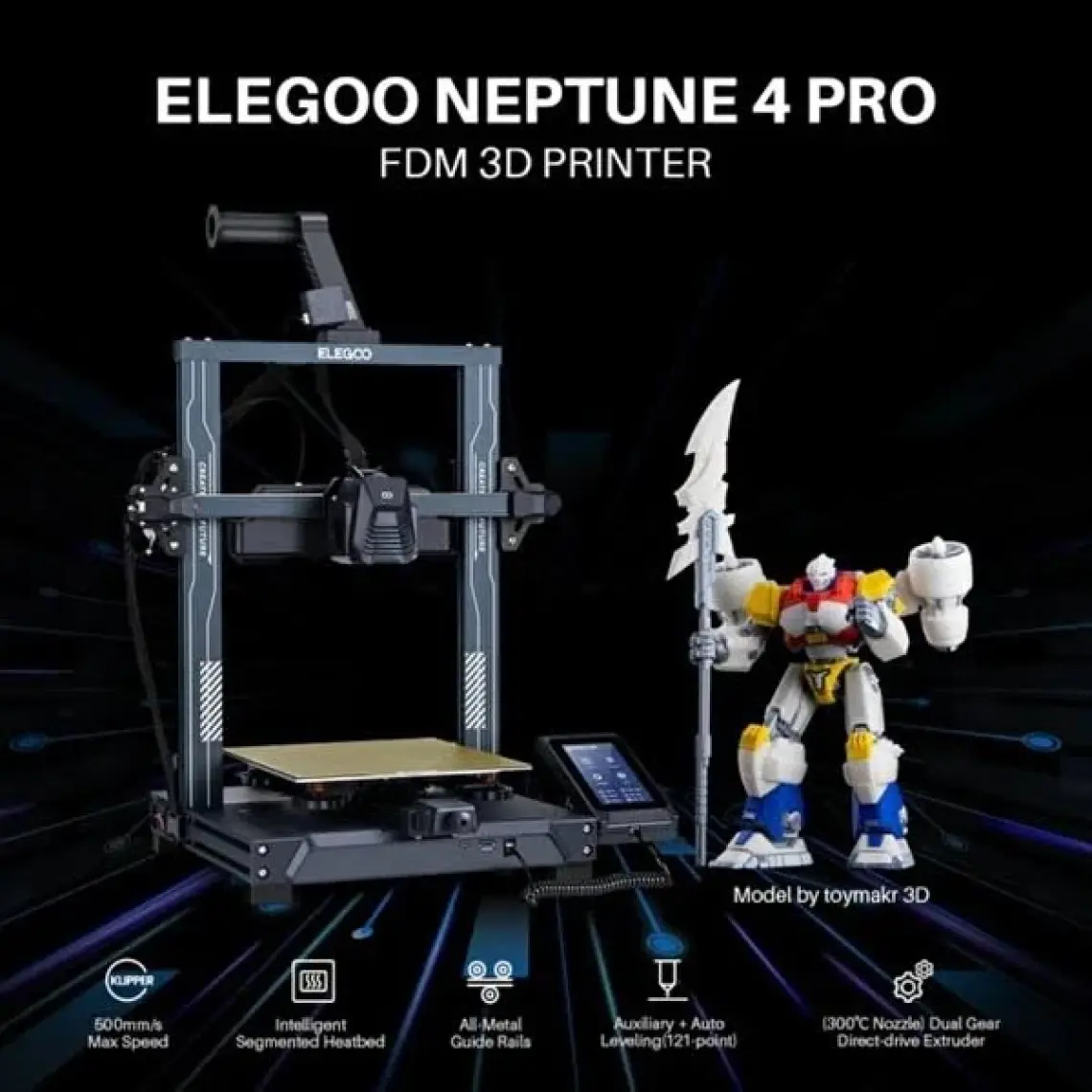 Elegoo Neptune 4 Pro 3D Yazıcı