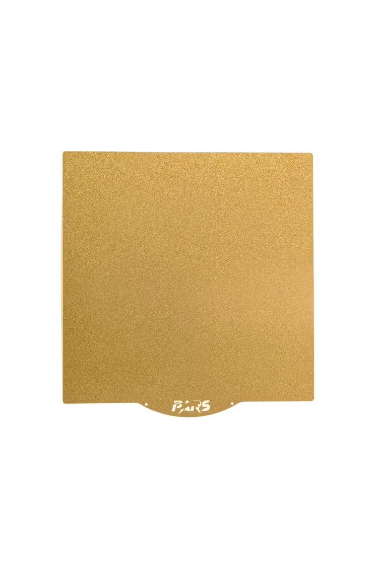 Pars 235X235 mm (Vida Boşaltmalı) Gold Pei Kaplı Özel Yay Çeliği Tabla (Magnetsiz)