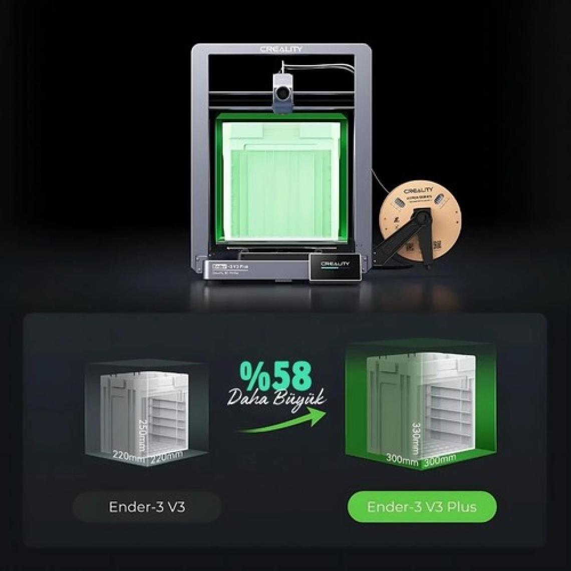 Creality Ender-3 V3 Plus Corexz 3D Yazıcı