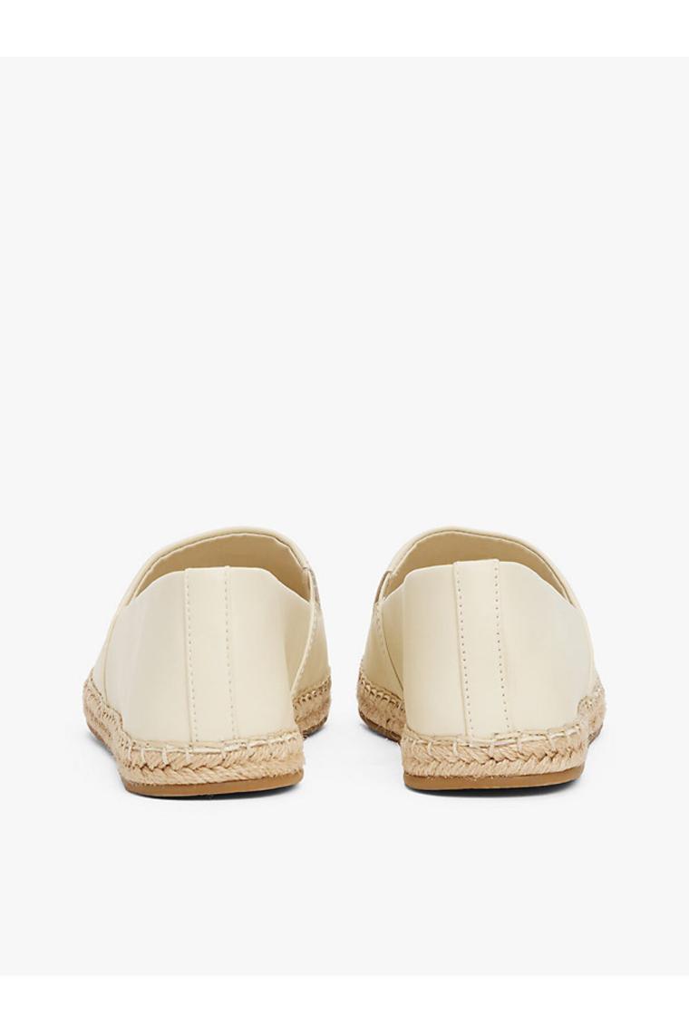Tommy Hilfiger % 100 Deri Yuvarlak Burun Espadril Bayan Espadril FW0FW08540 Acj