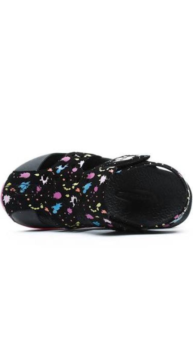 Skechers SİDE WAVE - Büyük Kız Çocuk Siyah Sandalet - 86428L BKHP