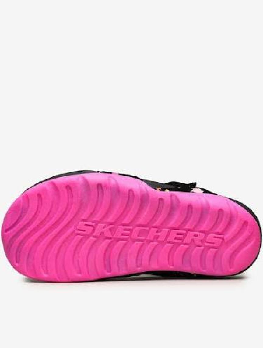 Skechers SİDE WAVE - Büyük Kız Çocuk Siyah Sandalet - 86428L BKHP