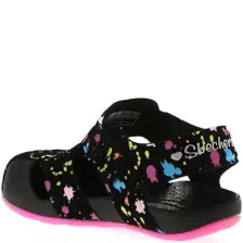Skechers SİDE WAVE - Büyük Kız Çocuk Siyah Sandalet - 86428L BKHP