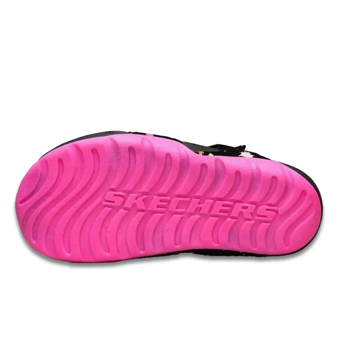Skechers SİDE WAVE - Büyük Kız Çocuk Siyah Sandalet - 86428L BKHP