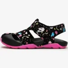 Skechers SİDE WAVE - Büyük Kız Çocuk Siyah Sandalet - 86428L BKHP