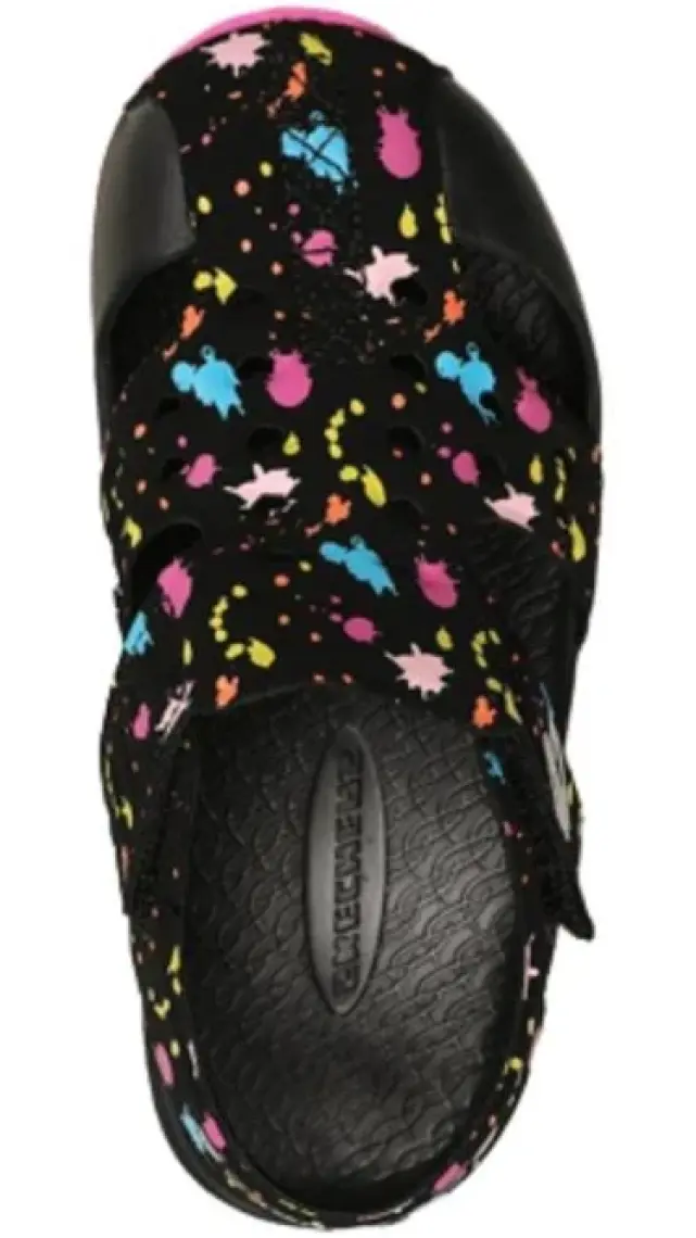 Skechers SİDE WAVE - Büyük Kız Çocuk Siyah Sandalet - 86428L BKHP