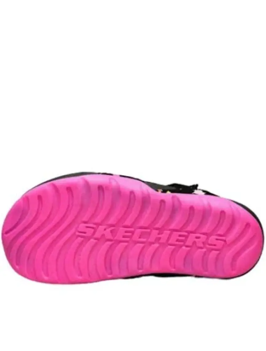 Skechers SİDE WAVE - Büyük Kız Çocuk Siyah Sandalet - 86428L BKHP