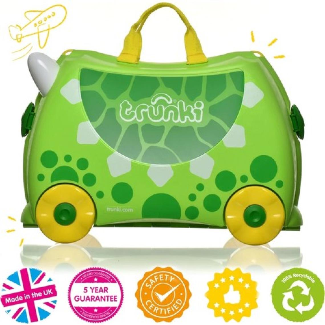 Trunki Dinozor Dudley Binilen ve Sürülen Çocuk Bavulu