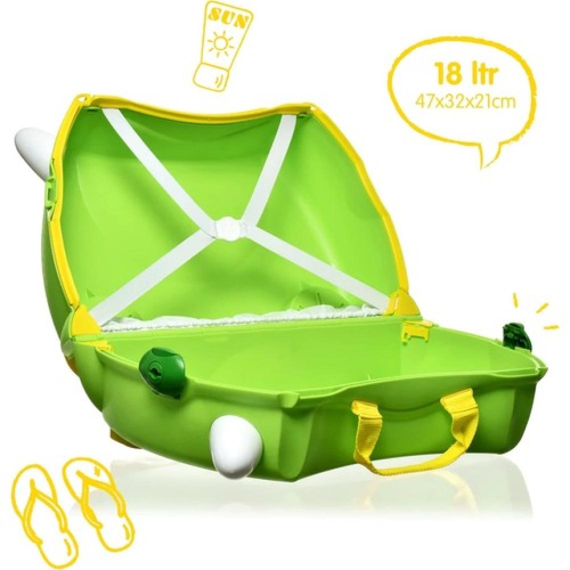 Trunki Dinozor Dudley Binilen ve Sürülen Çocuk Bavulu