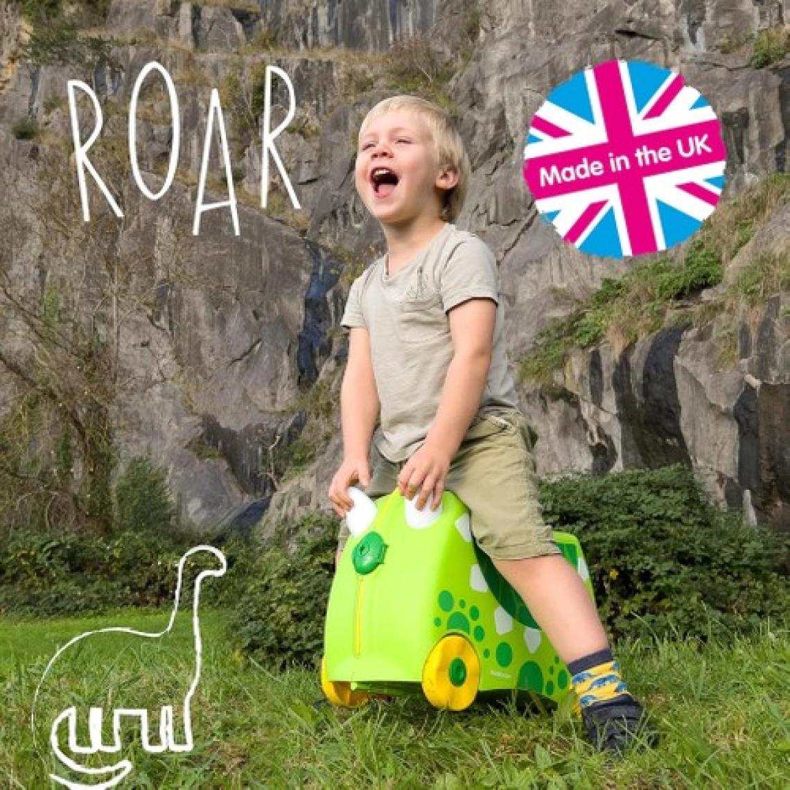 Trunki Dinozor Dudley Binilen ve Sürülen Çocuk Bavulu