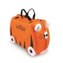 Trunki Kaplan Tipu Binilen ve Sürülen Çocuk Bavulu