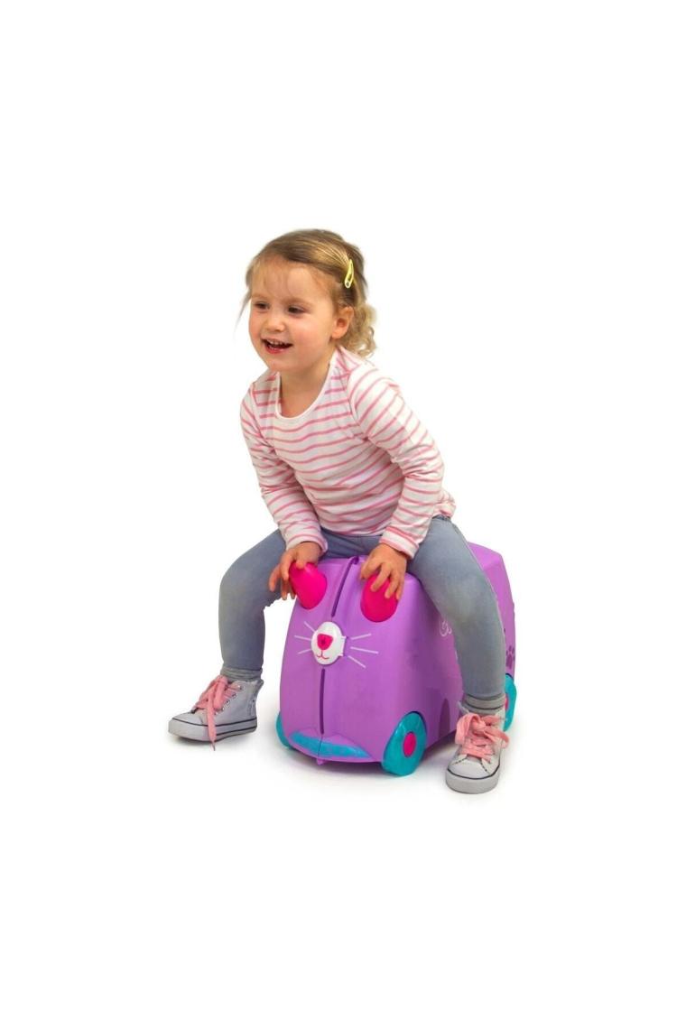 Trunki Kedi Cassie Binilen ve Sürülen Çocuk Bavulu