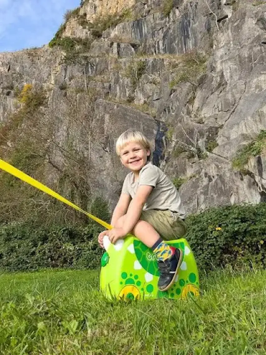 Trunki Trixie Binilen Ve Sürülen Çocuk Bavulu
