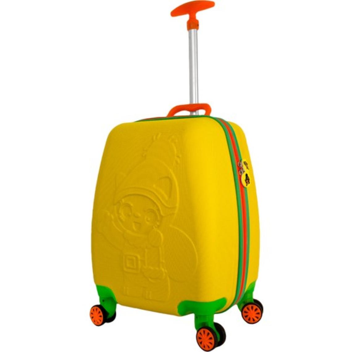 Wexta Wx-412 Şapkalı Kız Sarı Çocuk Valizi