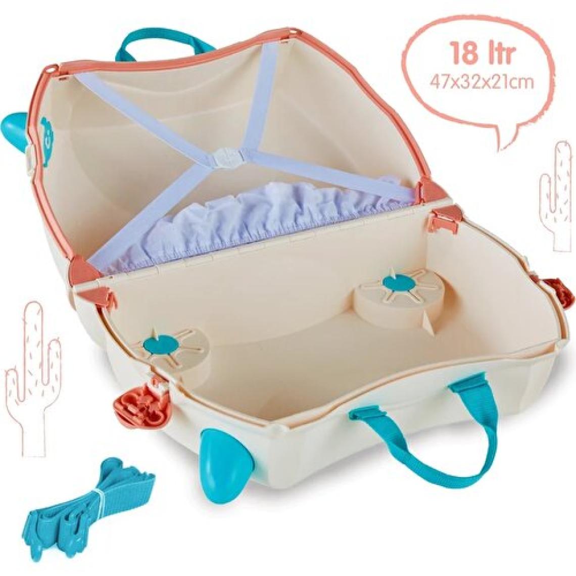 Trunki Lama Lola Binilen ve Sürülen Çocuk Bavulu