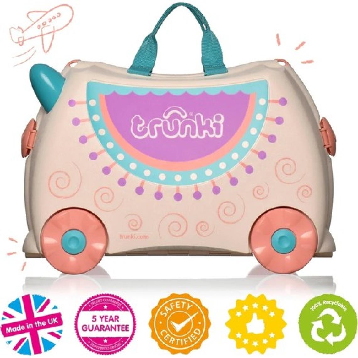 Trunki Lama Lola Binilen ve Sürülen Çocuk Bavulu