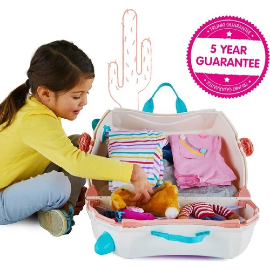 Trunki Lama Lola Binilen ve Sürülen Çocuk Bavulu
